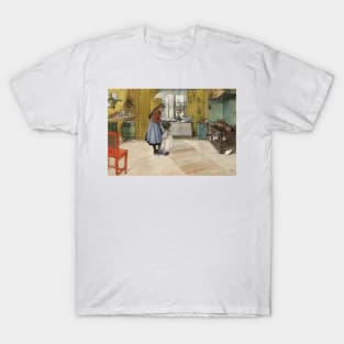 The Kitchen. From A Home by Carl Larsson T-Shirt